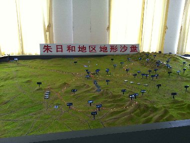 地区地形地貌沙盘模型